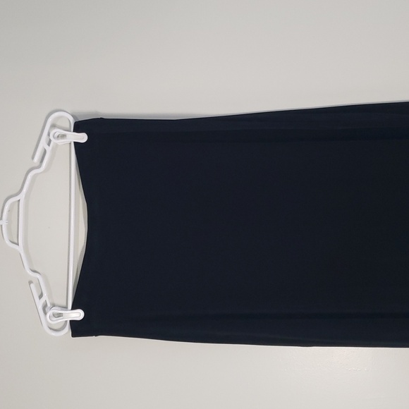 Chico's Travelers Black Maxi Skirt Large Stretchy Slinky Minimalist Office Work - Picture 2 of 11